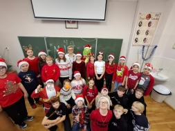 Mikołaj w klasie 4a!!!